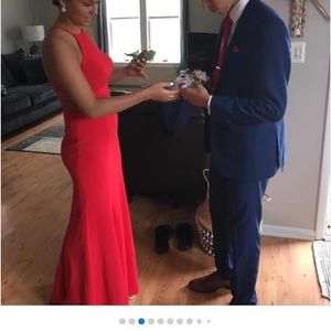 Red prom dress